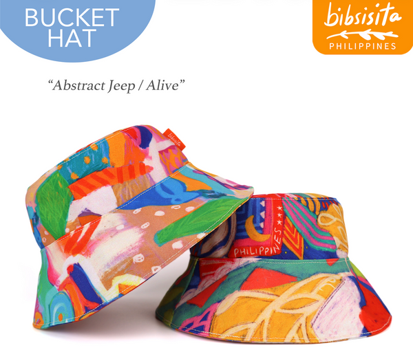 Bibsisita Bucket hat - Jeepney Abstract-Alive