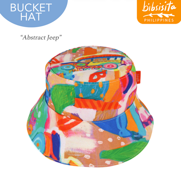 Bibsisita Bucket hat - Jeepney Abstract-Alive