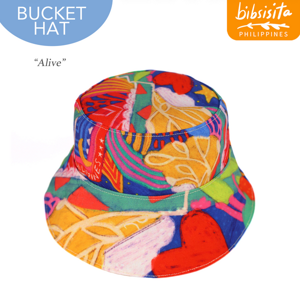 Bibsisita Bucket hat - Jeepney Abstract-Alive