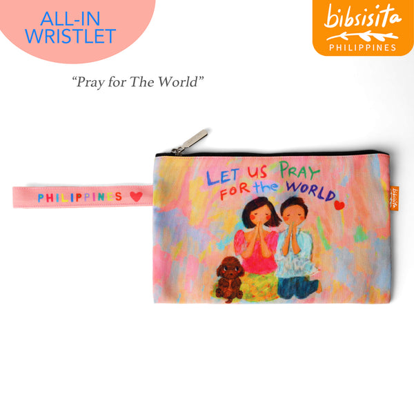 Bibsisita All-In Wristlet - Pray for the world