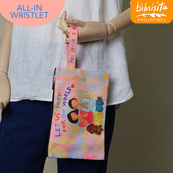 Bibsisita All-In Wristlet - Pray for the world