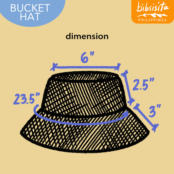 Bibsisita Bucket hat - Dagat-Bukid