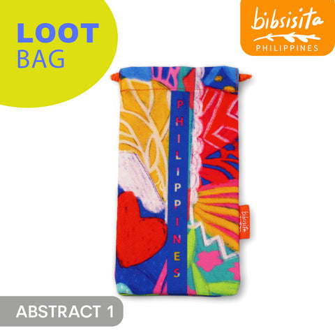 Bibsisita CANVAS LOOT BAG- ABSTRACT 1