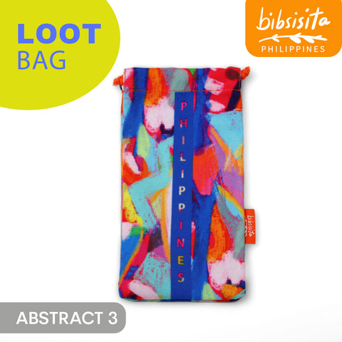 Bibsisita CANVAS LOOT BAG- ABSTRACT 3