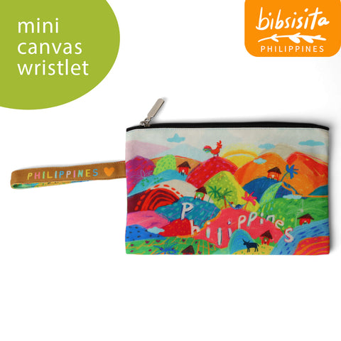 Bibsisita MINI CANVAS WRISTLET- BUKID