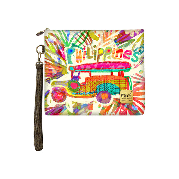 Bibsisita Wristlet - Jeepney - Brown