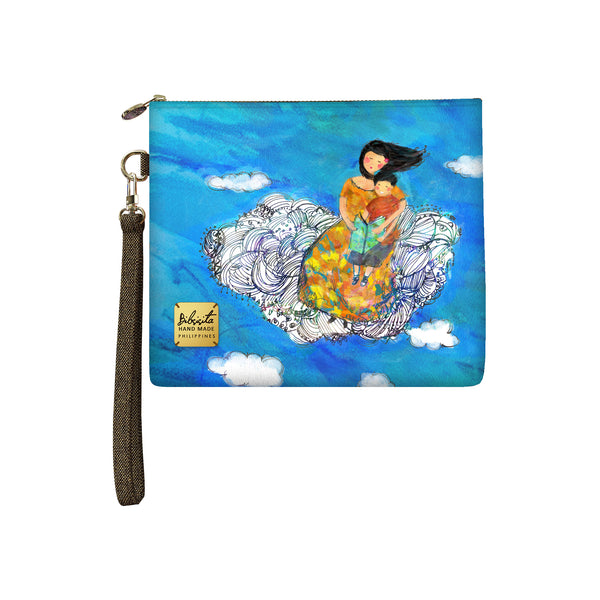 Bibsisita Wristlet - Up With The Clouds