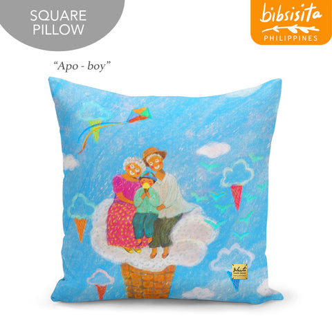 Bibsisita Pillow Case Square 20x20 - Apo (boy)
