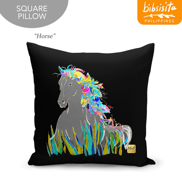Bibsisita Pillow Case Square 20x20 - Horse