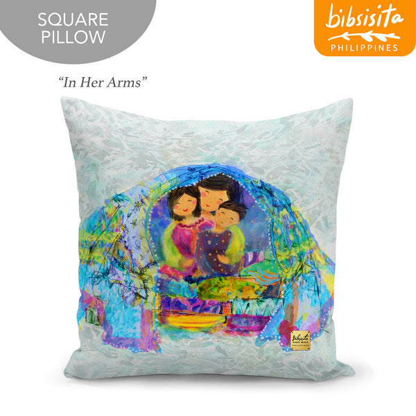 Bibsisita Pillow Case Square 20x20 - In Her Arms