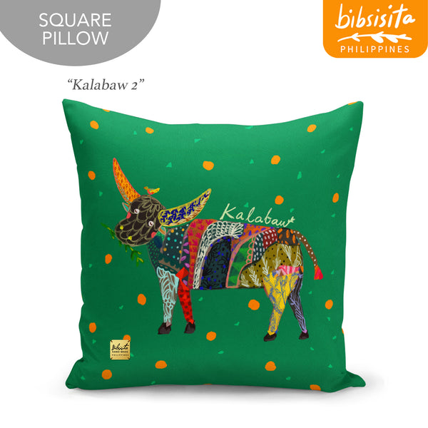 Bibsisita Pillow Case Square 20x20 - Kalabaw 2