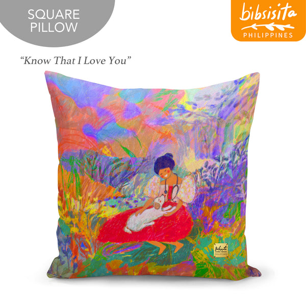 Bibsisita Pillow Case Square 20x20 - Know that I love you