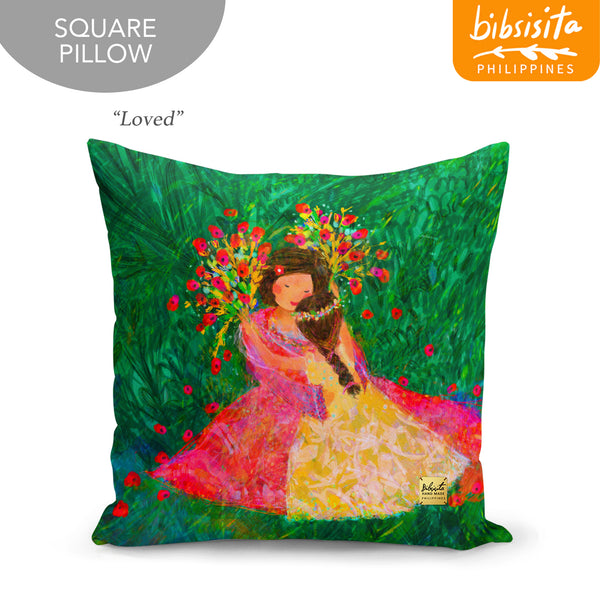 Bibsisita Pillow Case Square 20x20 - Loved