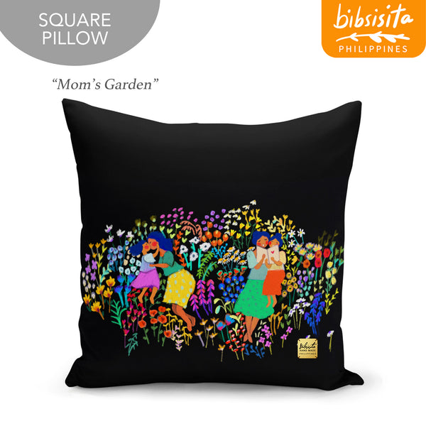 Bibsisita Pillow Case Square 20x20 - Mom's Garden