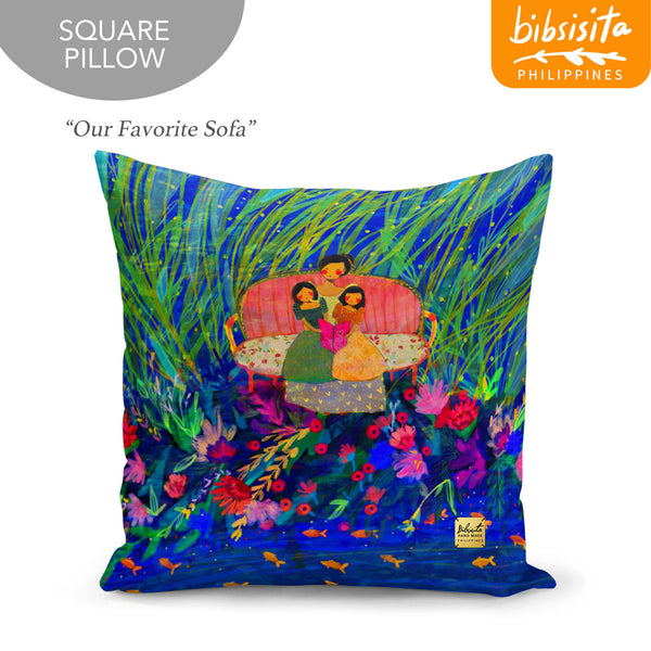 Bibsisita Pillow Case Square 20x20 - Our Favorite Sofa