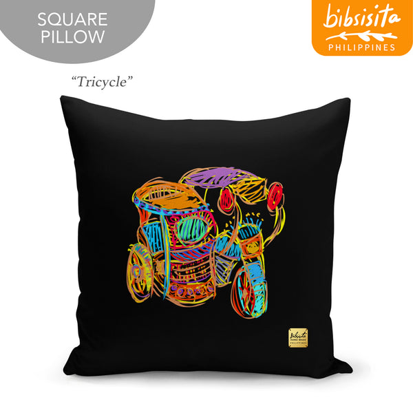 Bibsisita Pillow Case Square 20x20 - Tricycle