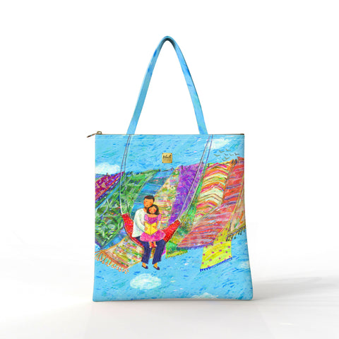 Bibsisita Tote Bag Velvet -  A Father's Song
