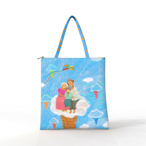 Bibsisita Tote Bag Velvet - Apo (boy)