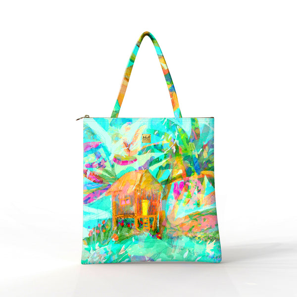 Bibsisita Tote Bag Velvet- Bahay Kubo