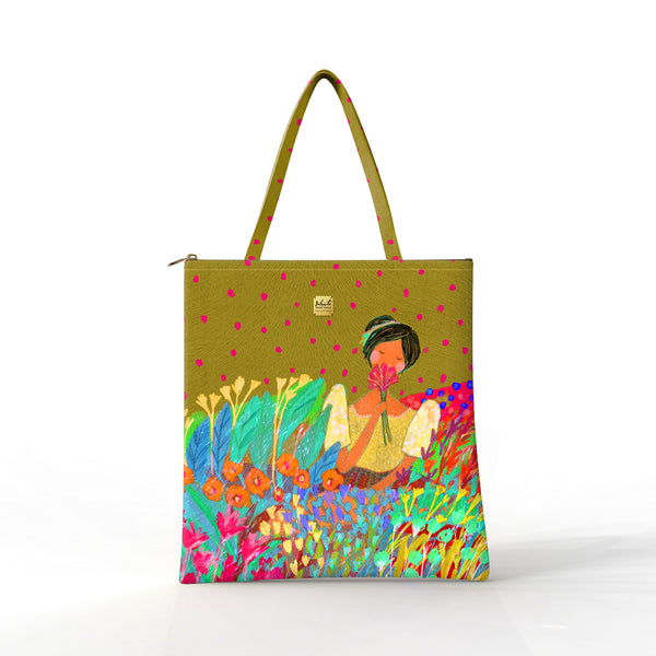 Bibsisita Tote Bag Velvet- Bloom