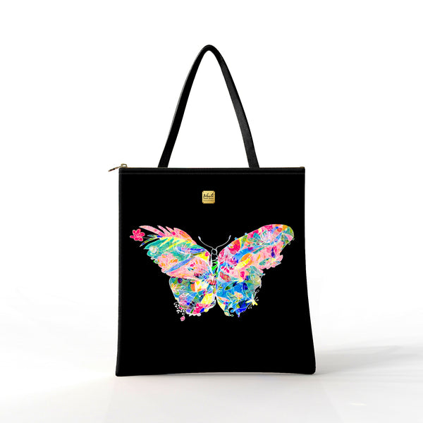 Bibsisita Tote Bag Velvet- Butterfly