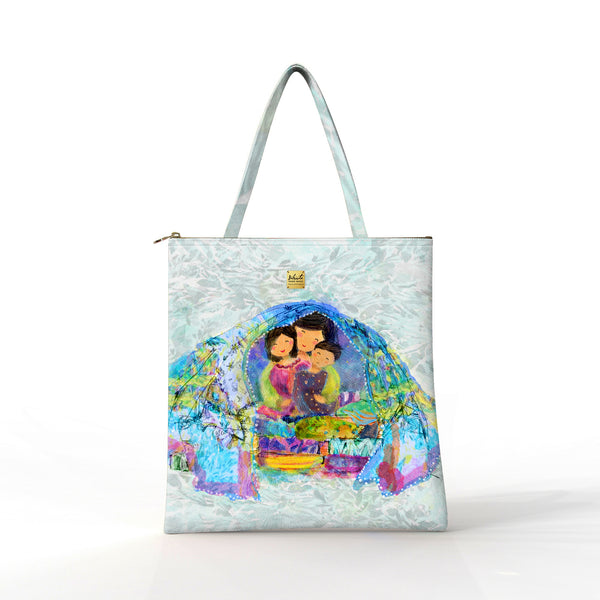 Bibsisita Tote Bag Velvet- In Her Arms