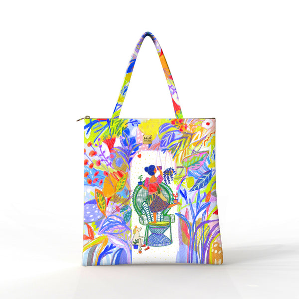 Bibsisita Tote Bag Velvet - Plantita