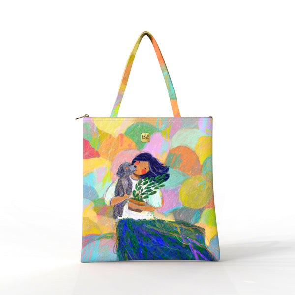 Bibsisita Tote Bag Velvet- Saya
