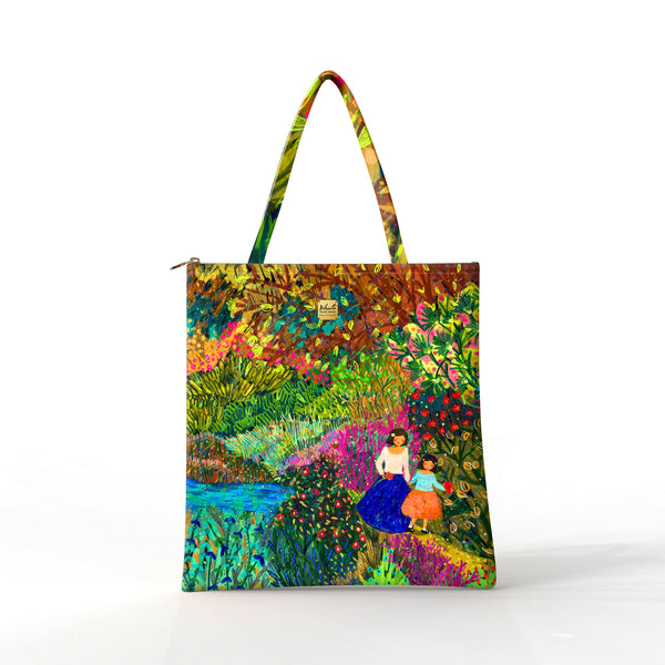 Bibsisita Tote Bag Velvet- Secret Garden