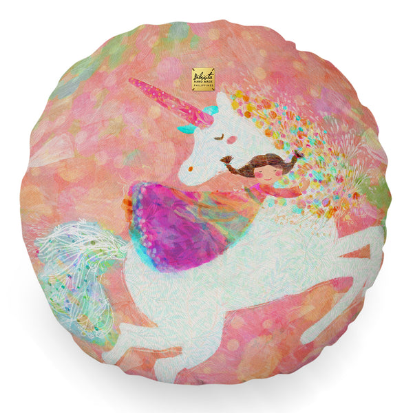 Bibsisita Pillow Round with Filler - Believe