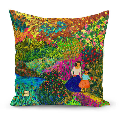 Bibsisita Pillow Case Square 20x20 - Secret Garden